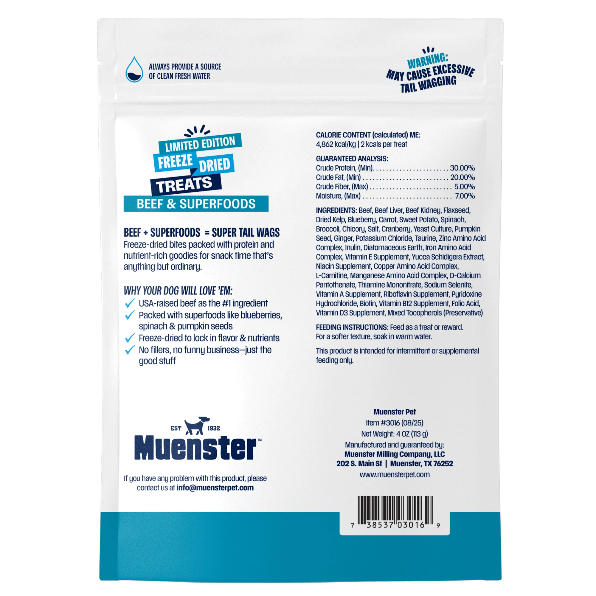 Limited Edition Beef & Superfoods Freeze-Dried Dog Treats - Image 3