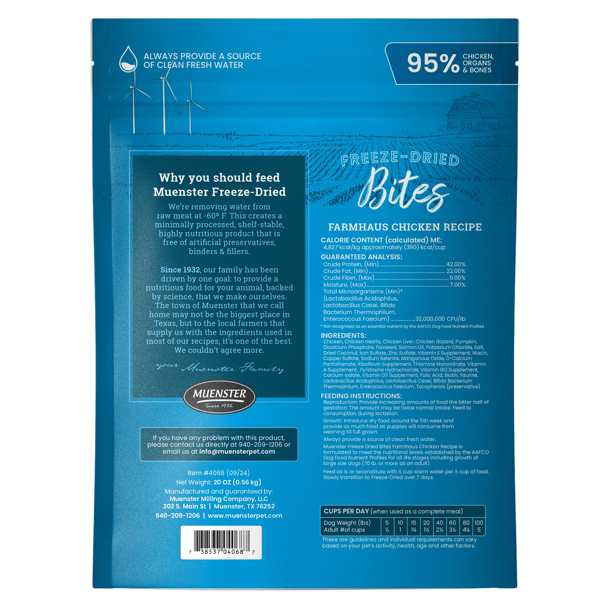 Chicken Bites Freeze-Dried Complete & Balanced Food and Treats for Dogs - Image 5