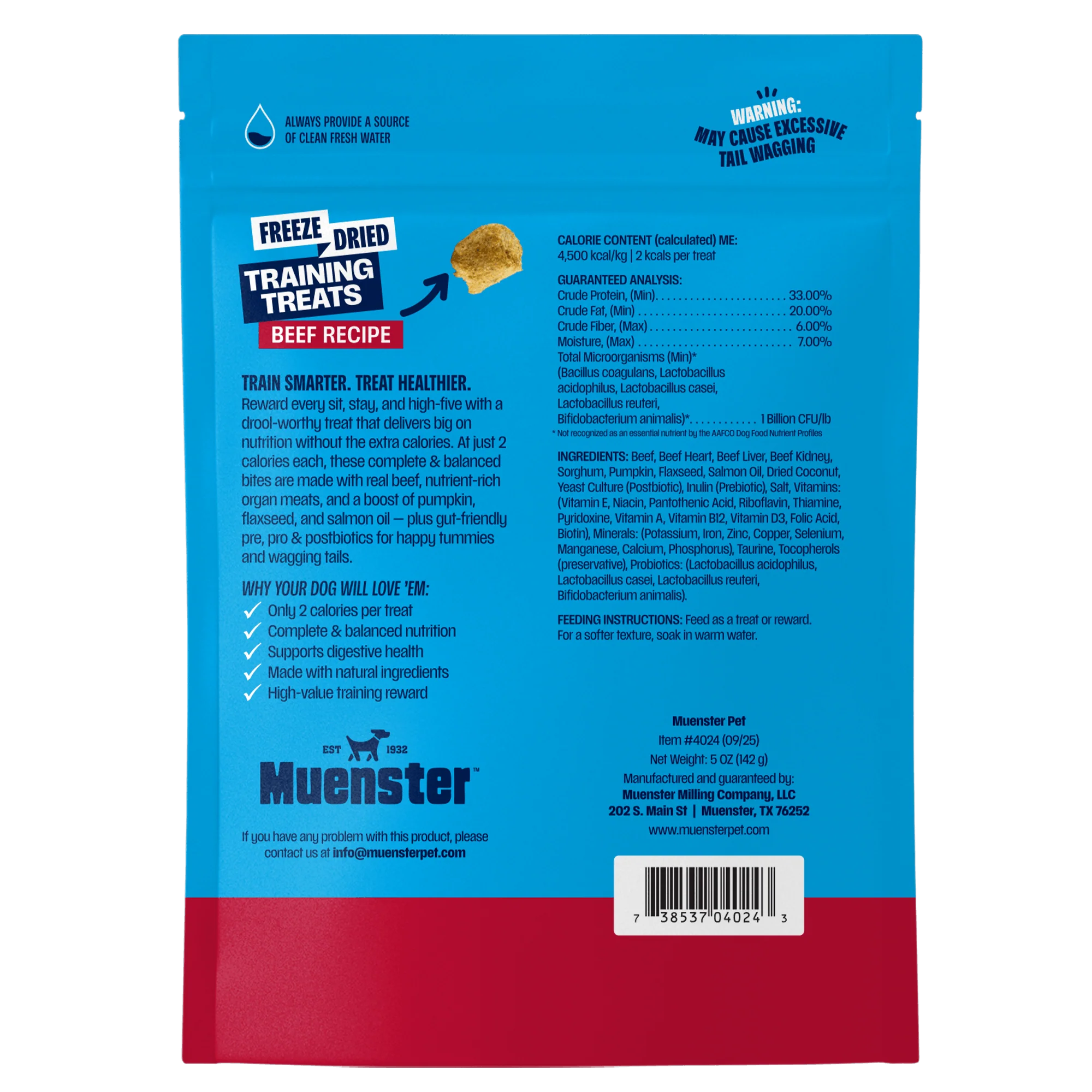 Beef Bites Freeze-Dried Complete & Balanced Food and Treats for Dogs - Image 3