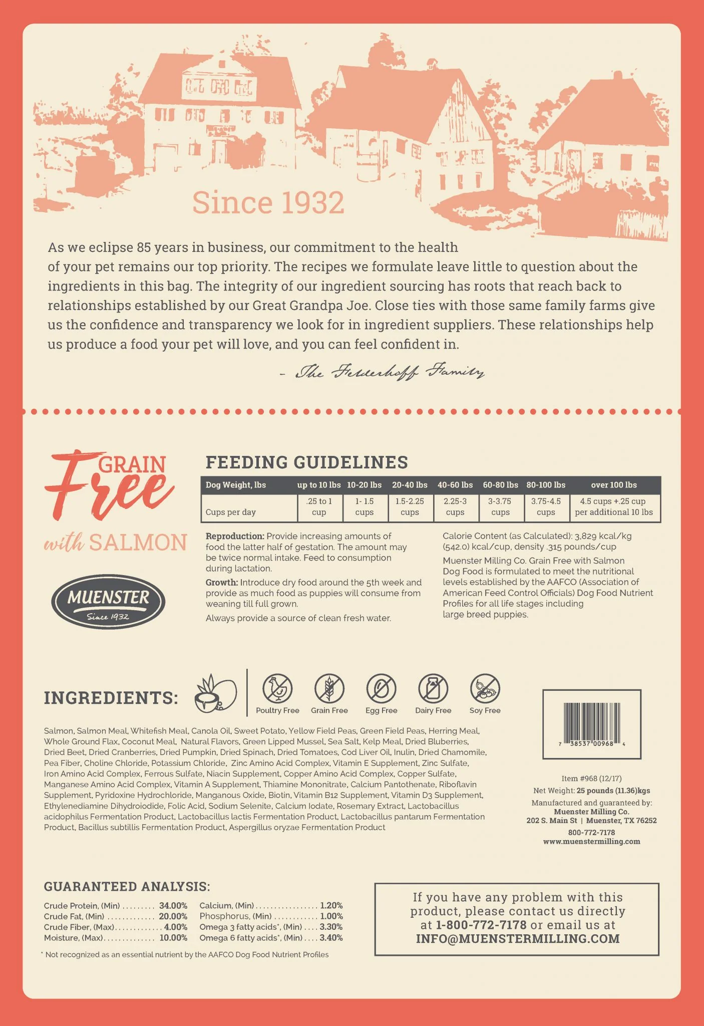 Grain Free Salmon Recipe Dog Food - Image 4