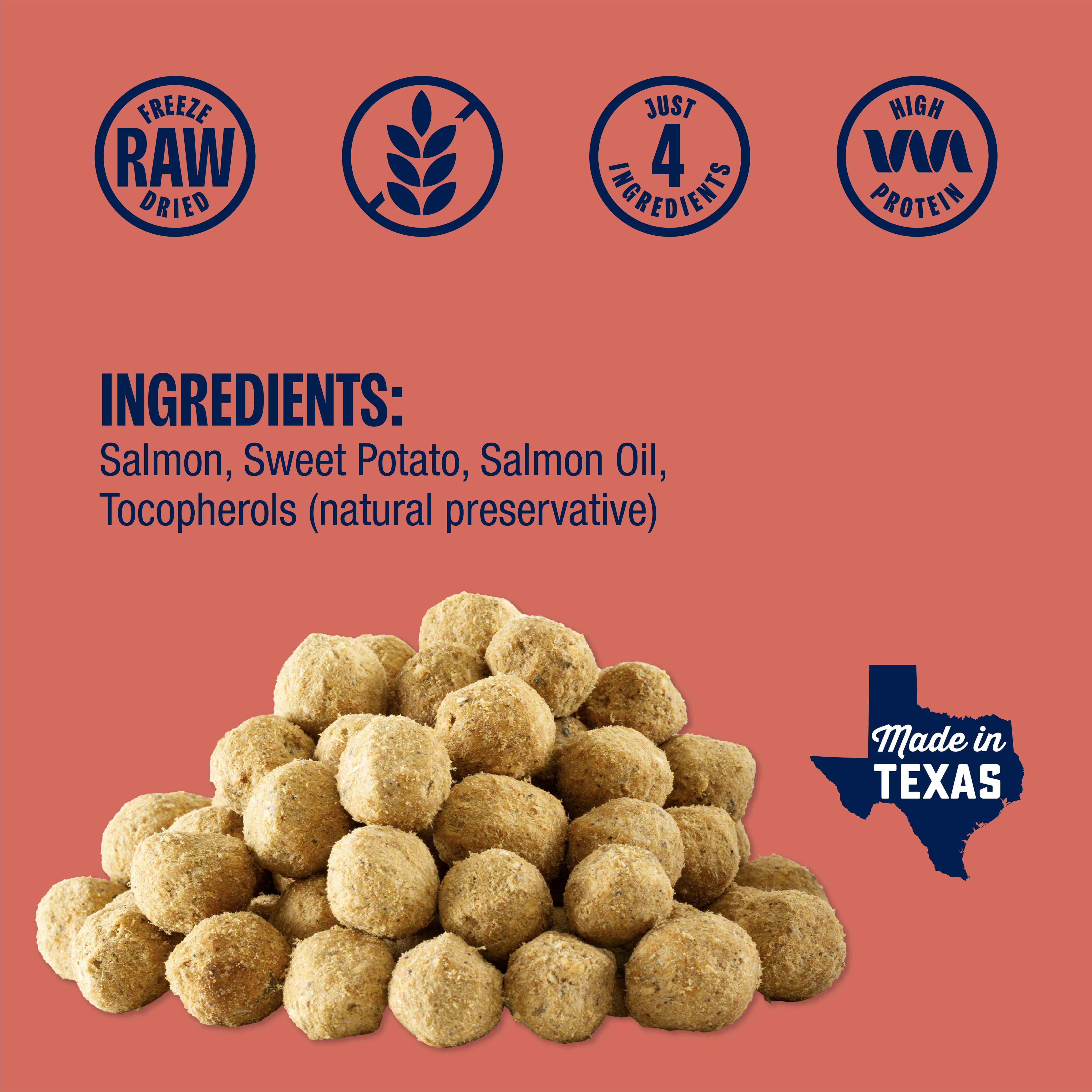 Salmon Meatball Freeze-Dried Dog Treats - Image 4