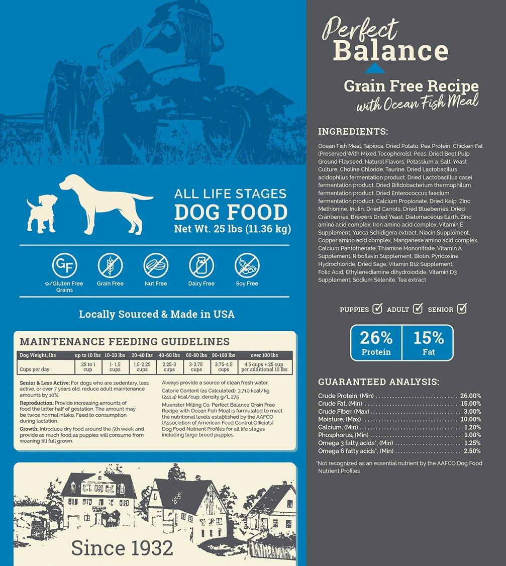 Perfect Balance Grain Free Recipe with Ocean Fish Meal Dog Food - Image 3